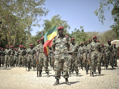 كتيبة عسكرية تابعة للجيش الإثيوبي  - AFP