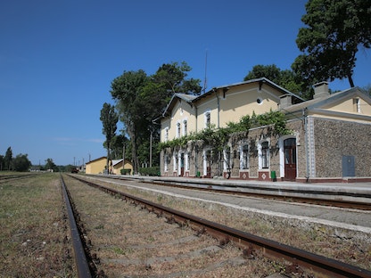 سكك حديدية في بلدة بولبواكا بمولدوفا. 24 مايو 2023 - REUTERS
