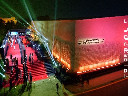 جانب من الاحتفال بالدورة الافتتاحية لمهرجان البحر الأحمر السينمائي الدولي. - facebook/redseafilmfest