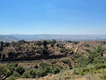 قرية "الغجر" في جنوب لبنان والتي شهدت وقوع انفجار وسط تقارير عن إطلاق صاروخي باتجاه إسرائيل. 6 يوليو 2023 - REUTERS