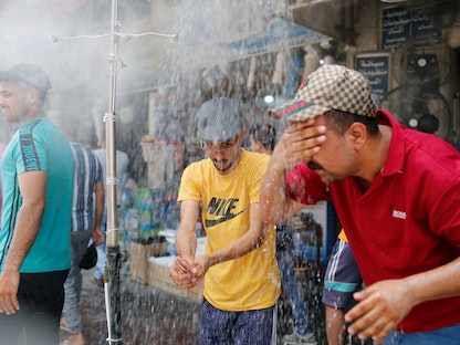 ارتفاع درجة الحرارة في العاصمة العراقية بغداد. 28 يوليو 2022 - REUTERS