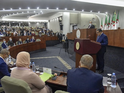 جانب من جلسات البرلمان الجزائري- أكتوبر 2020 - AFP