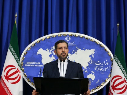 سعيد خطيب زاده المتحدث باسم وزارة الخارجية الإيرانية - 5 أكتوبر 2020 - Getty Images