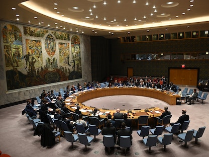 اجتماع لمجلس الأمن الدولي التابع للأمم المتحدة  - AFP