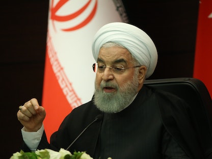 الرئيس الإيراني حسن روحاني - 16 سبتمبر 2019 - Getty Images