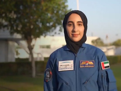 الإماراتية نورا المطروشي أول رائدة فضاء عربية - twitter.com/DXBMediaOffice