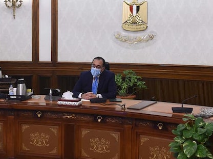 رئيس مجلس الوزراء المصري مصطفى مدبولي خلال اجتماع الحكومة في القاهرة- 7 يوليو 2022 - Facebook/EgyptianCabinet