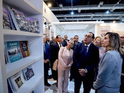 رئيس الوزراء المصري مصطفى مدبولي يفتتح معرض القاهرة الدولي للكتاب في دورته الـ54. 25 يناير 2023 - Facebook/cairobookfair