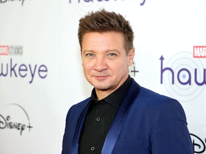 جيريمي رينر في العرض الخاص لفيلم Hawkeye New York في نيويورك- 22 نوفمبر 2021. - Getty Images via AFP