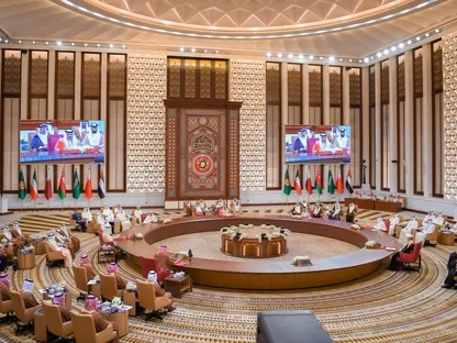 جانب من اجتماع المجلس الأعلى لمجلس التعاون لدول الخليج العربية بالبحرين. 3 ديسمبر 2025 - x/spagov
