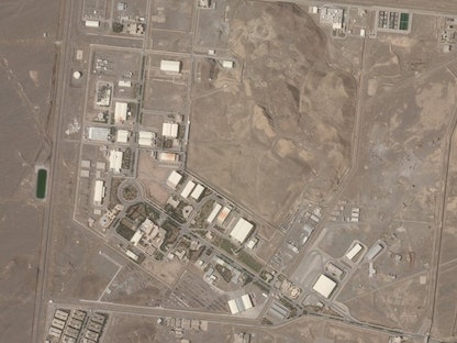 صورة بالقمر الصناعي من شركة "بلانيت لابز" تظهر منشأة نطنز النووية الإيرانية - 7 أبريل 2021 - AP