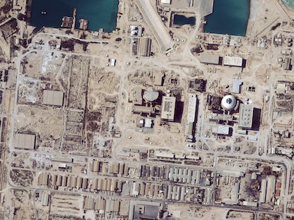 صورة من الأقمار الصناعية لمنشأة بوشهر النووية في إيران- 28 فبراير 2004 - X80002