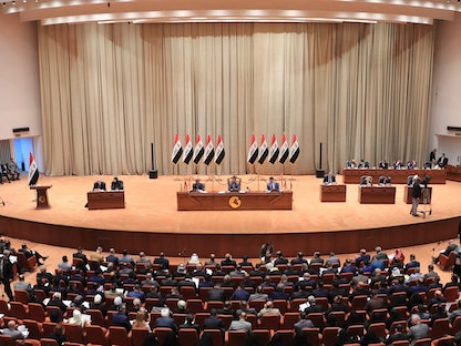 جانب من جلسة لمجلس النواب العراقي- 28 فبراير 2022 - twitter.com/Parliament_iq