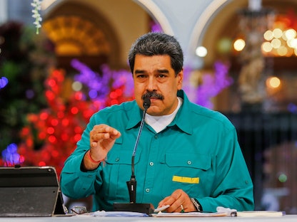 الرئيس الفنزويلي نيكولاس مادورو - AFP