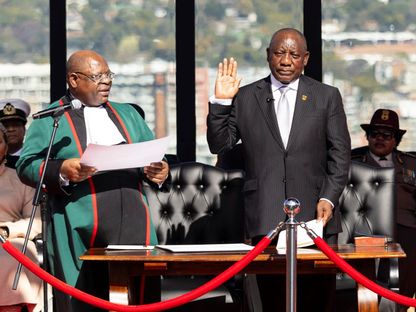 جنوب إفريقيا.. سيريل رامافوزا يؤدي اليمين الدستورية رئيساً لولاية ثانية