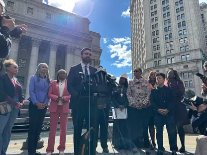 المرشح لعمدة نيويورك زهران ممداني خلال فعالية انتخابية في نيويورك، 10 أكتوبر 2025 - ZohranKMamdani