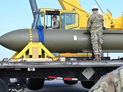 صورة قنبلة 'GBU-57' التي نشرها سلاح الجو الأميركي - thedrive.com