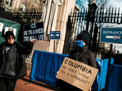 بعد لقاء ممداني مع ترمب.. إطلاق سراح طالبة احتجزها عملاء الهجرة من جامعة كولومبيا