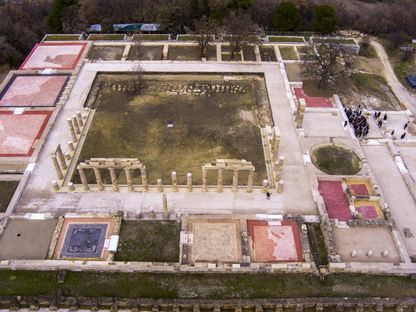 قصر "إيجاي" بعد 16 سنة من أعمال الترميم. 5 يناير 2024 - AFP