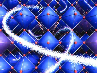 صورة رقمية لتكوين مسارات نقل البروتون داخل المادة الخزفية - kyushu-u.ac.jp/en