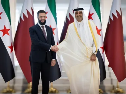 الرئيس السوري يبحث مع أمير قطر العلاقات الثنائية والتطورات الإقليمية