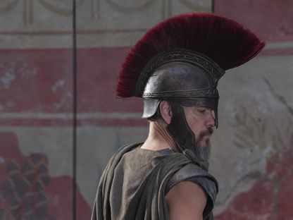 مات ديمون في دور "أوديسيوس" في فيلم The Odyssey للمخرج كريستوفر نولان - x/odysseymovie