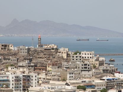 لقطة جوية لمدينة عدن اليمنية. 15 سبتمبر 2022 - REUTERS