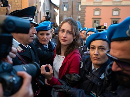 جريس فان باتن في مشهد من مسلسل The Twisted Tale of Amanda Knox على منصة ديزني بلس - facebook/hulu