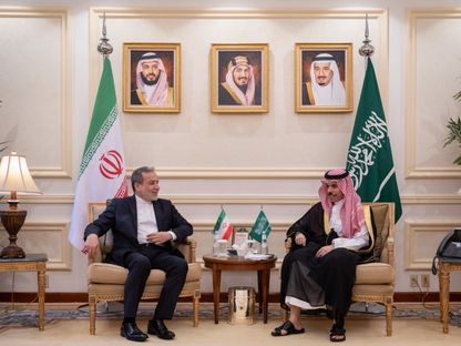 وزير الخارجية السعودي الأمير فيصل بن فرحان يستقبل نظيره الإيراني عباس عراقجي في مكة المكرمة. 8 يوليو 2025 - x/KSAMOFA