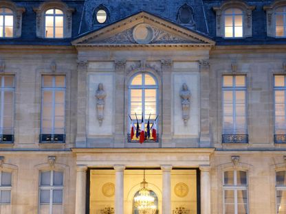 قصر الإليزيه في العاصمة الفرنسية باريس 26 يناير 2022 - AFP