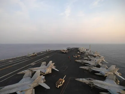 CENTCOM: حاملة الطائرات "جورج بوش" تواصل دعم عمليات الشرق الأوسط