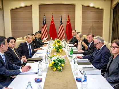 مستشار الأمن القومي الأميركي جيك سوليفان يجتمع في بانكوك مع وزير الخارجية الصيني وانج يي. 27 يناير 2024 - AFP