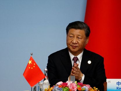 الرئيس الصيني شي جين بينج في مؤتمر قمة الصين وآسيا الوسطى في شيان. 19 مايو 2023 - REUTERS