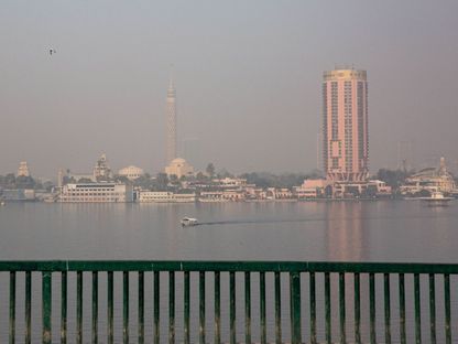 منظر عام لبرج القاهرة ونهر النيل في مصر. 4 ديسمبر 2023 - Bloomberg