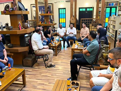 اجتماع جمعية الناشرين والكتبيين في العراق والتوقيع على الوثيقة. يوليو 2025 - الشرق