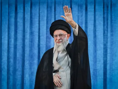 المرشد الأعلى الإيراني علي خامنئي في طهران. 4 يونيو 2025 - Reuters