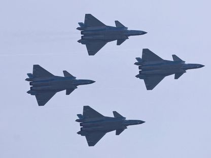 مقاتلات J-20 (الجيل الخامس) في معرض الصين الدولي للطيران والفضاء في مقاطعة قوانجدونج بالصين. 12 نوفمبر 2024 - Reuters