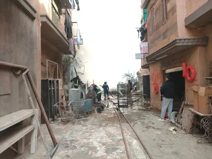 السيطرة على حريق "استوديو مصر" دون خسائر بشرية