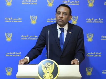 رئيس الوزراء السوداني الجديد كامل إدريس خلال كلمة متلفزة للشعب. 1 يونيو 2025 - وكالة الأنباء السودانية