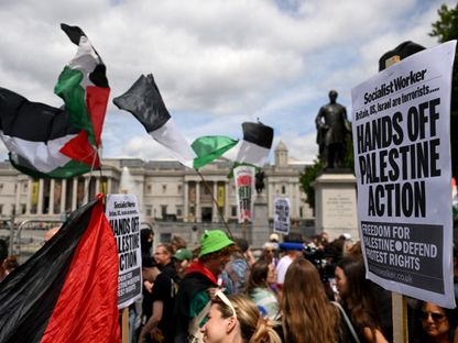بريطانيا.. مجموعة "العمل من أجل فلسطين" تعتزم الطعن في قرار محتمل بحظرها