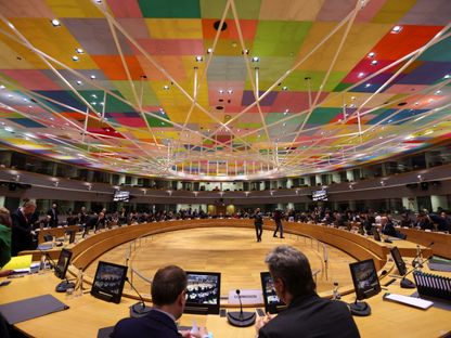 اجتماع سابق لوزراء خارجية الاتحاد الأوروبي في بروكسل. 20 فبراير 2023 - REUTERS
