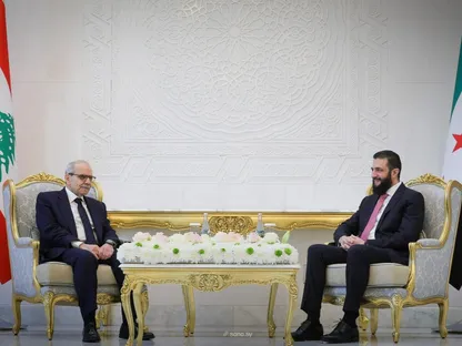 الشرع وسلام يبحثان في دمشق القضايا المشتركة والعالقة بين لبنان وسوريا