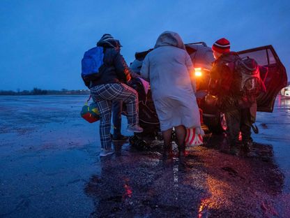 عاصفة جوية تضرب مدينة نيويورك الأميركية. 10 يناير 2024 - Getty Images via AFP