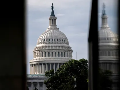 مبنى الكابيتول الأميركي بالعاصمة واشنطن قبل أسبوع من إغلاق الحكومة. 24 سبتمبر 2025 - REUTERS