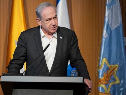 رئيس الوزراء الإسرائيلي بنيامين نتنياهو يتحدث خلال الإحاطة الأمنية عن حرب غزة. 11 فبراير 2024 - حكومة إسرائيل