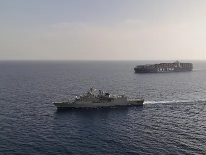 "أسبيدس": اندلاع حريق في ناقلة غاز طبيعي مسال قبالة اليمن