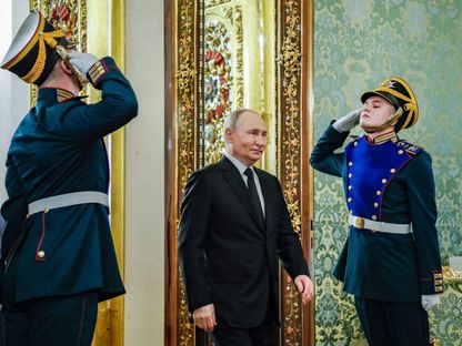 الرئيس الروسي فلاديمير بوتين في الكرملين. 23 مايو 2024 - AFP