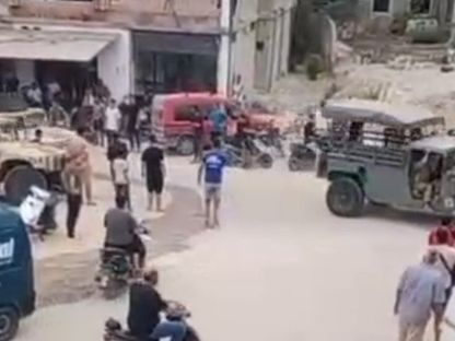 صورة لحادث انفجار ذخائر إسرائيلية في قضاء صور، لبنان. 9 أغسطس 2025 - الوكالة الوطنية للإعلام