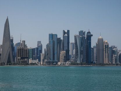 ناطحات سحاب في الدوحة قبيل وصول الرئيس الأميركي دونالد ترمب إلى قطر. 13 مايو 2025 - Reuters