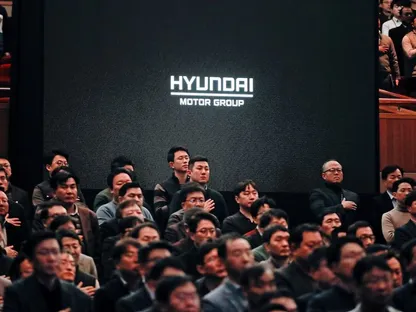 موظفون في مجموعة هيونداي موتور لدى مشاركتهم في مراسم بمناسبة رأس السنة الجديدة، سول، كوريا الجنوبية، 2 يناير 2020 - Reuters